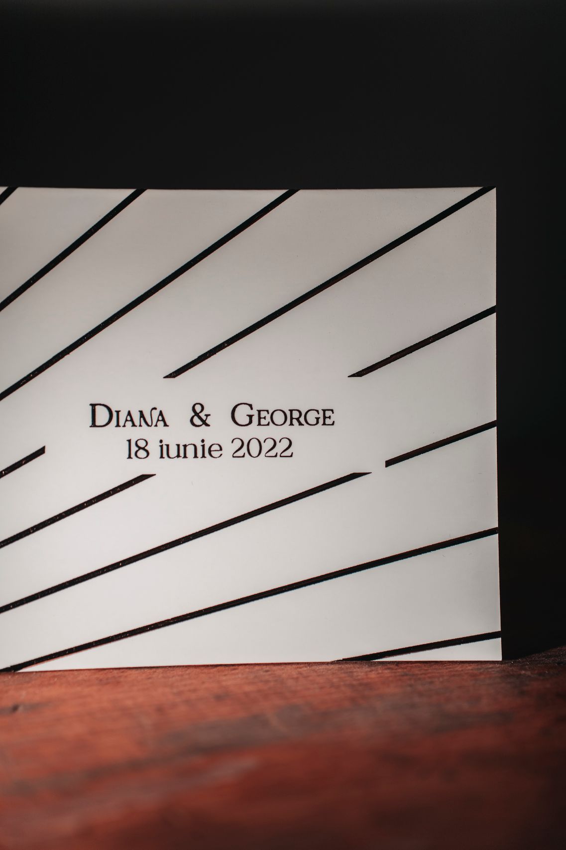 Green envelope with calligraphy address