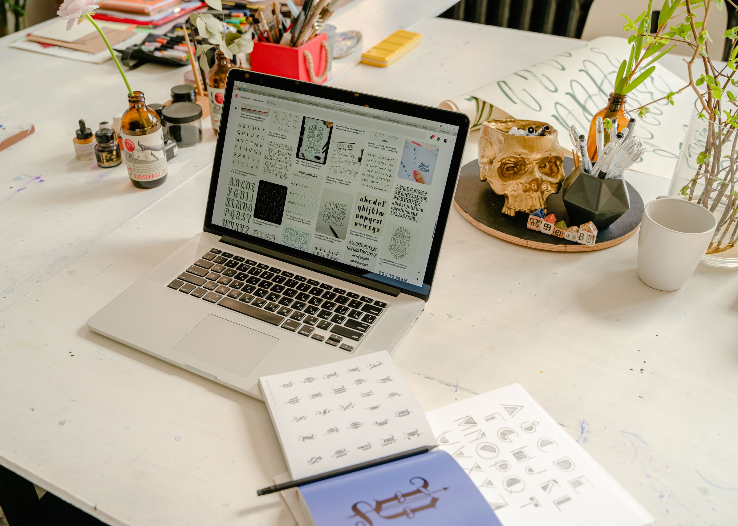 Notebook and pen