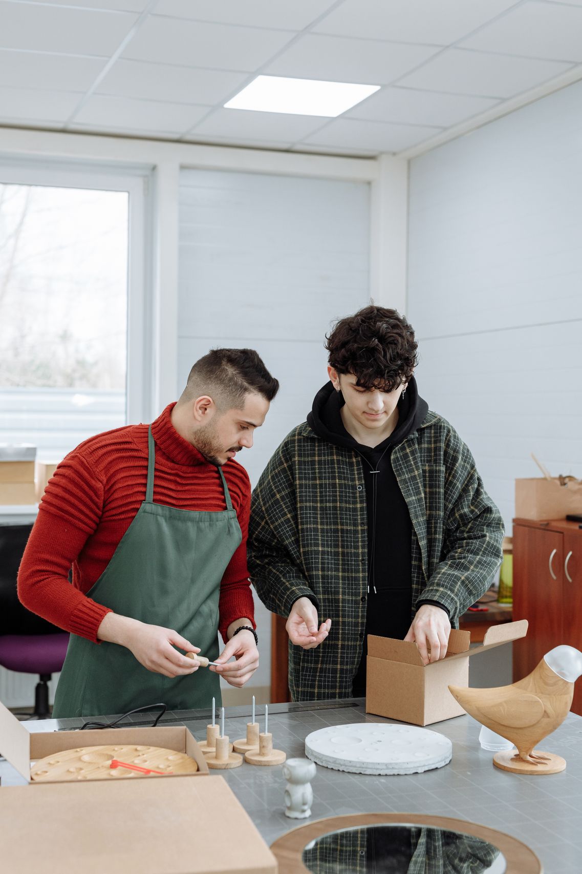 Stationery makers at work in the studio